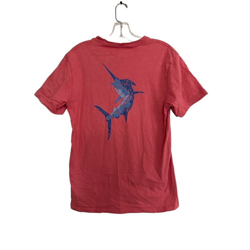Vineyard Vines Pink Graphic Short-Sleeve Pocket Tee Size XSmall